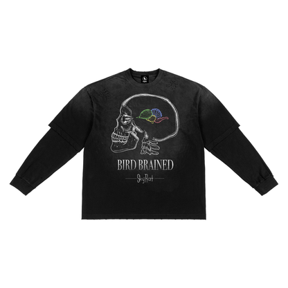 Bird Brained Sunfade Two-Piece Tee