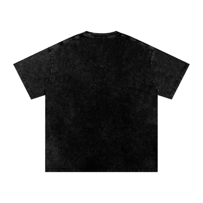 Bird Brained Snow Washed Oversized Tee